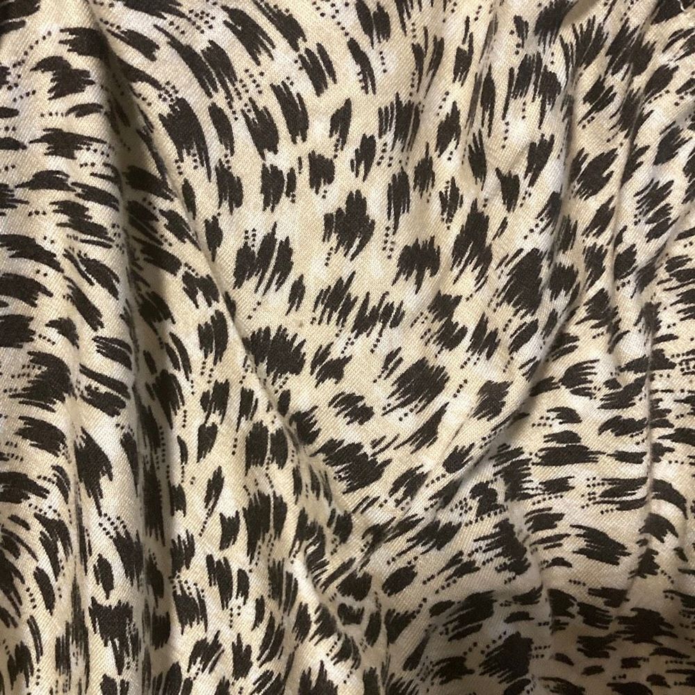 Anthropologie - Cascais On/Off Shoulder Leopard Print Top sz S - Picture 7 of 7